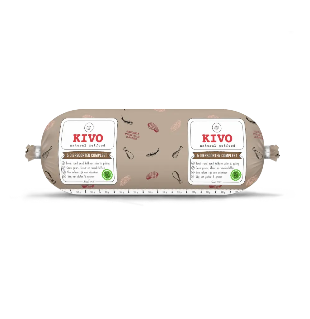 KIVO : 5 Diersoorten Compleet - 500 g