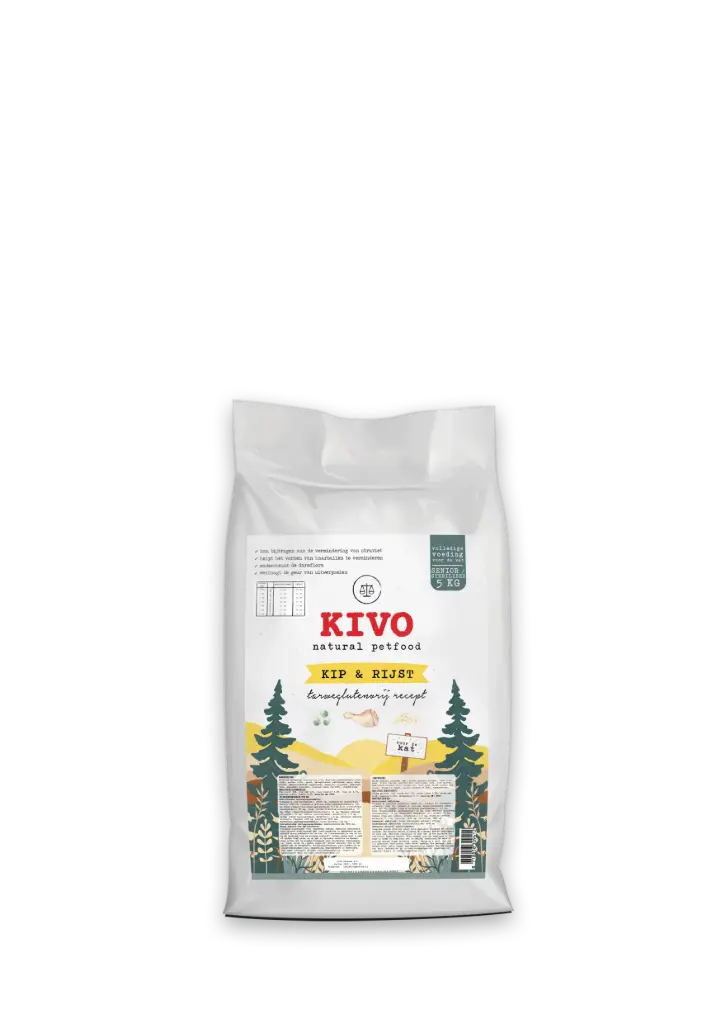 KIVO : Kattenbrok : Kip & Rijst - Senior