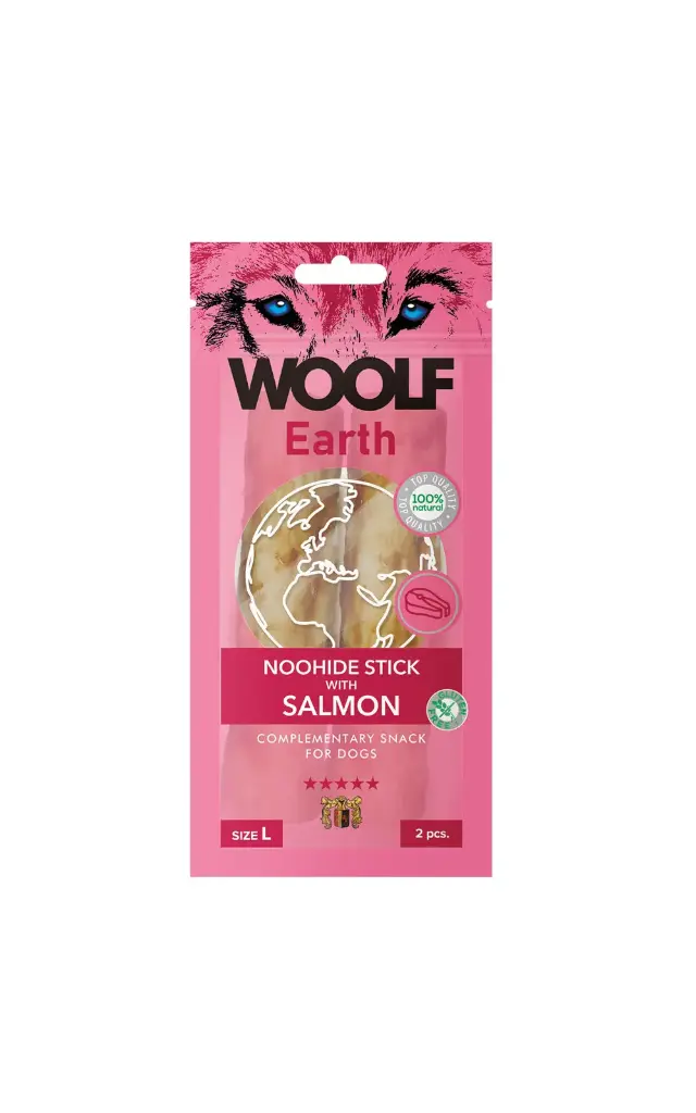 Woolf Earth : Noohide L Stick with Salmon