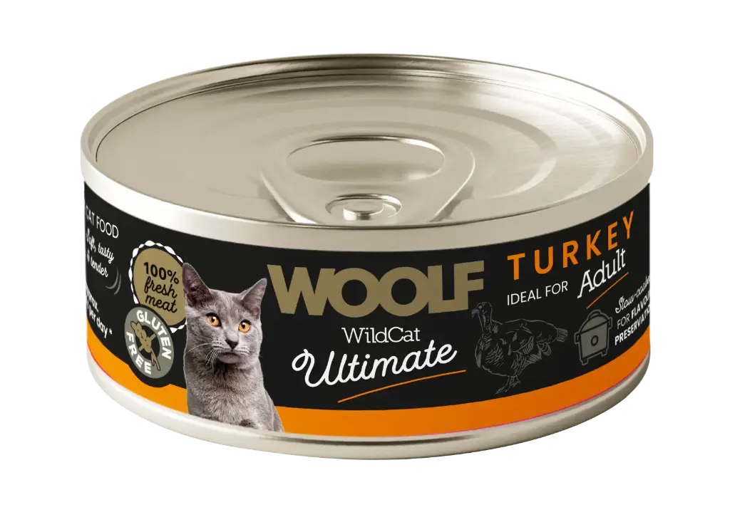 Woolf Wildcat : Ultimate Canned Catfood - Turkey Pate