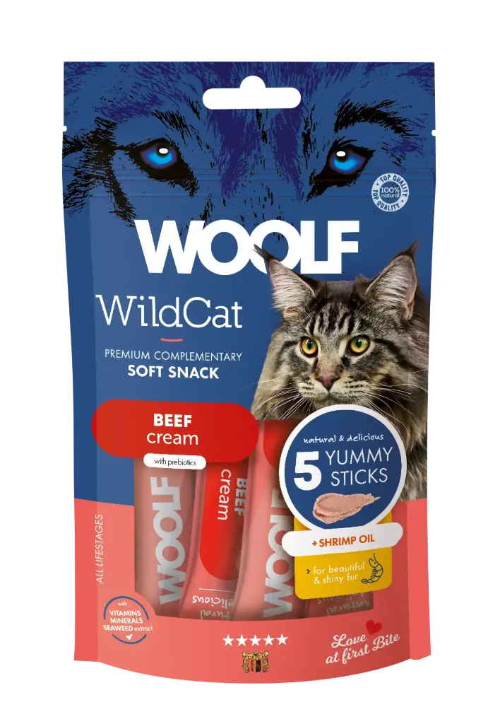 Woolf Wildcat Functional Cream : Beef - 5 Stuks