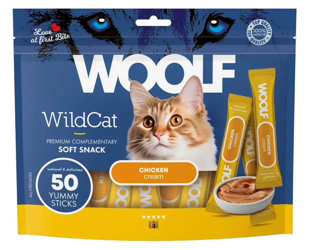 Woolf Wildcat Regular Cream : Chicken - 50 Stuks