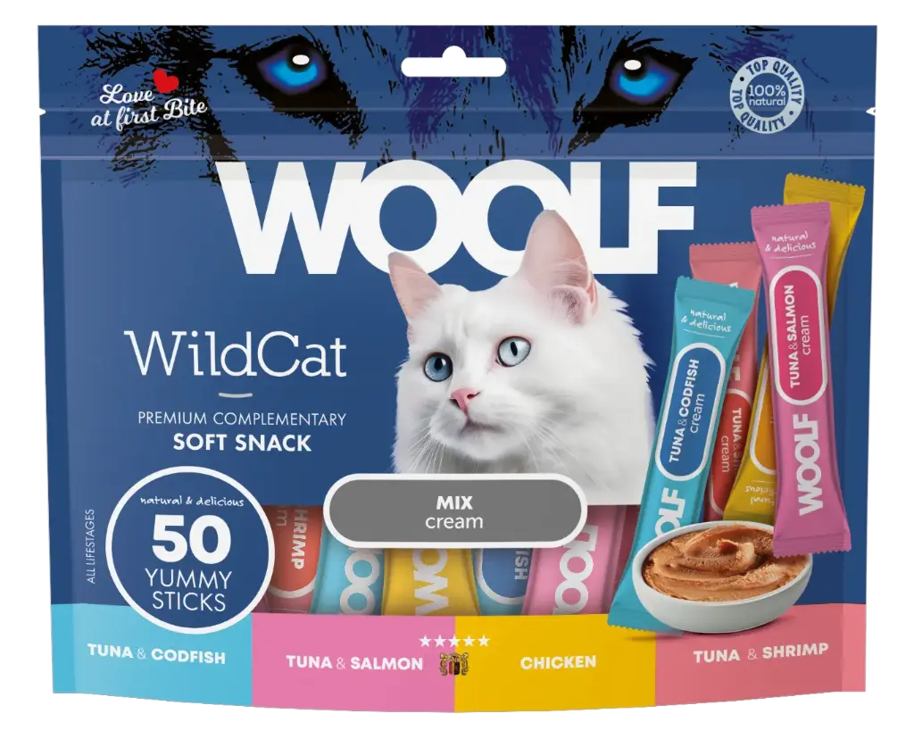 Woolf Wildcat Regular Cream : Mix Pack - 50 Stuks