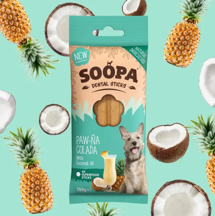 Soopa : Dental Sticks : Paw-Na Colada 