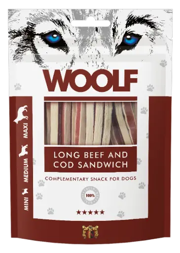 [4DC0050013] Woolf : Long Beef & Cod Sandwich