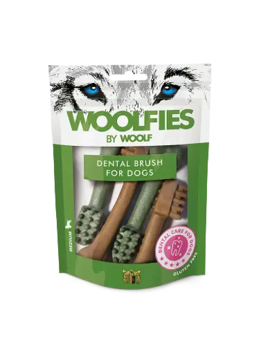 [4DC0050020] Woolfies : Dental Brush - Medium