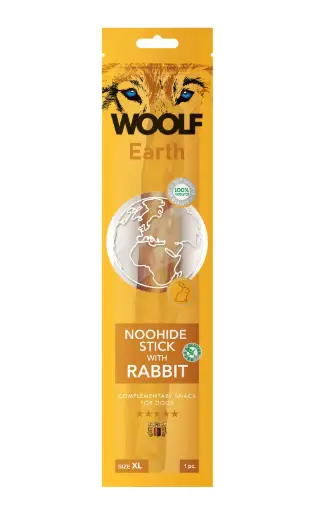 [4DC0050025] Woolf Earth : Noohide XL Stick with Rabbit