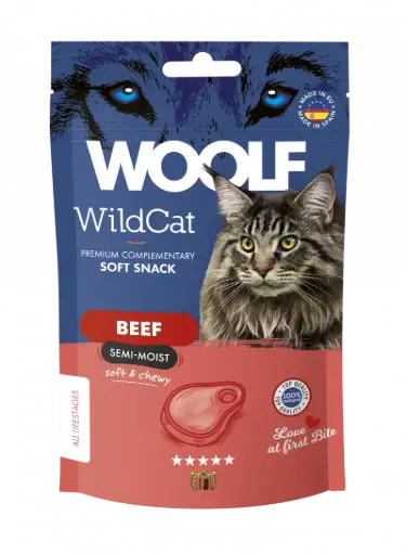 [4DC0050057] Woolf Wildcat : Soft Snacks Beef