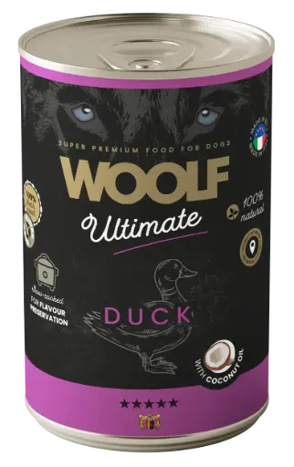 [4DC0050074] Woolf : Ultimate Canned Dogfood - Duck