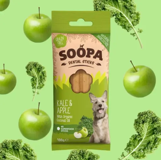 [4DC0470006] Soopa : Dental Sticks : Kale & Apple