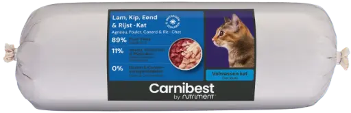 [4DC0130017] Carnibest : Lam, Kip, Eend & Rijst - Kat - 1 kg