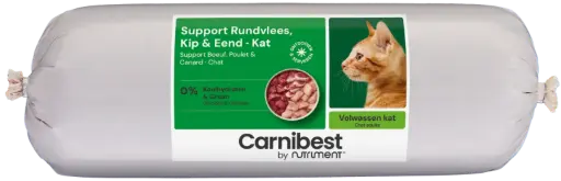 [4DC0130049] Carnibest : Support Rundvlees, Kip & Eend - Kat - 1 kg